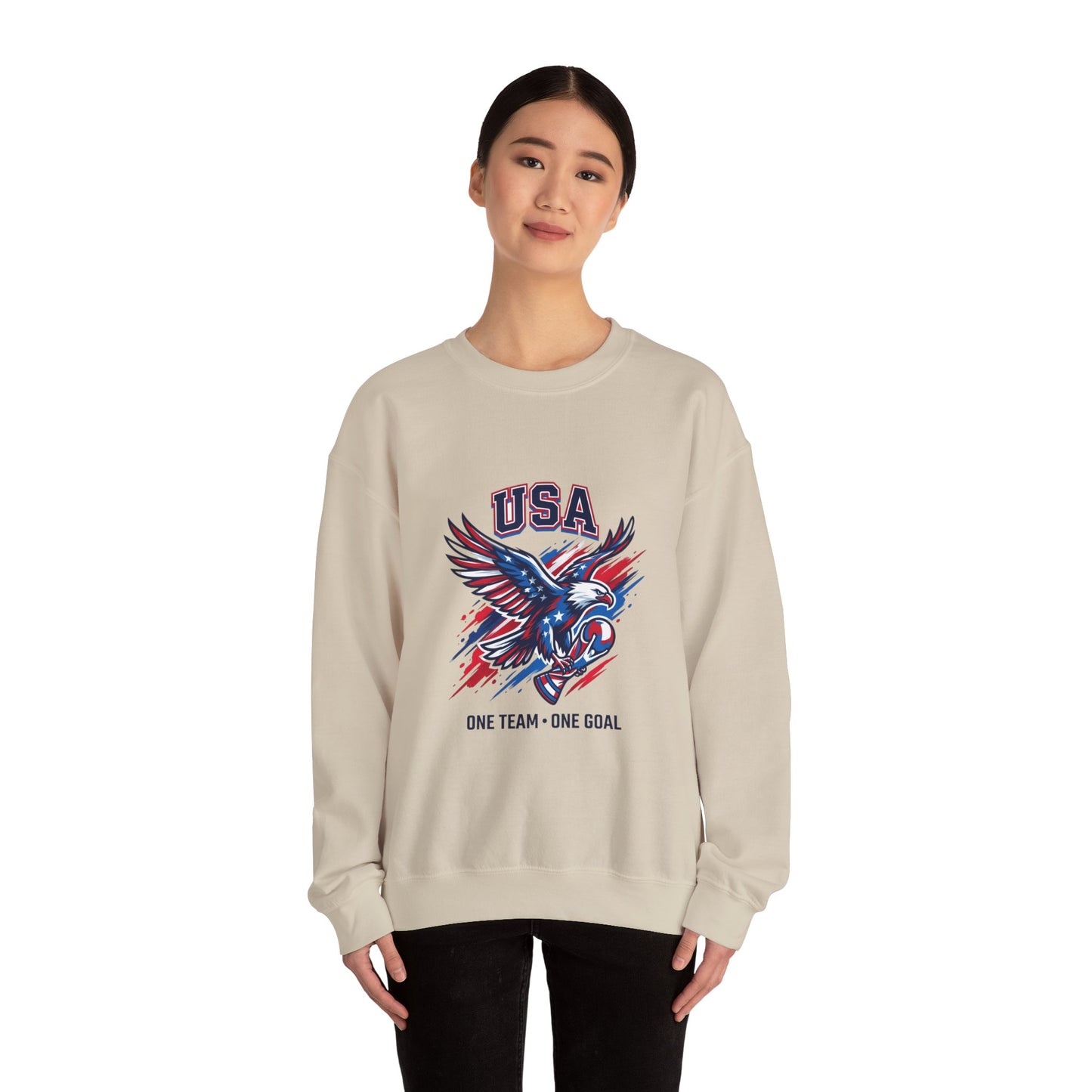USA Eagle Soccer Crewneck Sweatshirt | Country Pride, Retro Soccer