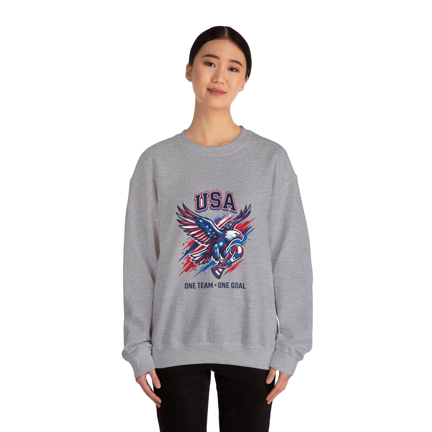 USA Eagle Soccer Crewneck Sweatshirt | Country Pride, Retro Soccer