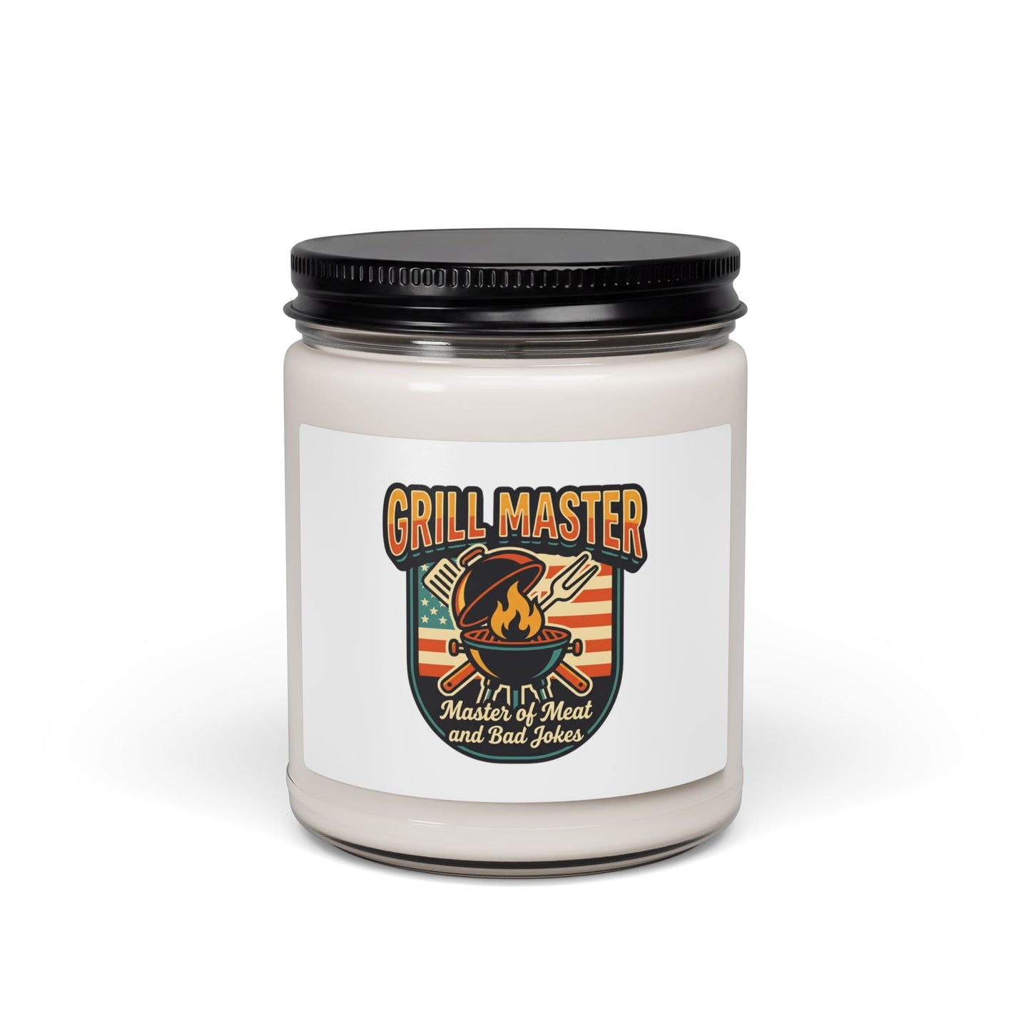 Grill Master Candle | Soy Candle for Dad, Retro Outdoorsy Father’s Day