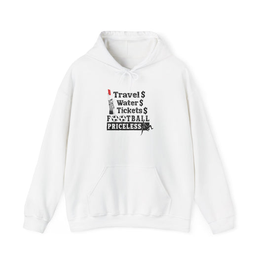 Football Priceless Hoodie — Travel, Water, Tickets Graphic Hoodie