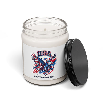 USA Eagle Soccer Candle, country pride | retro soccer, championship season
