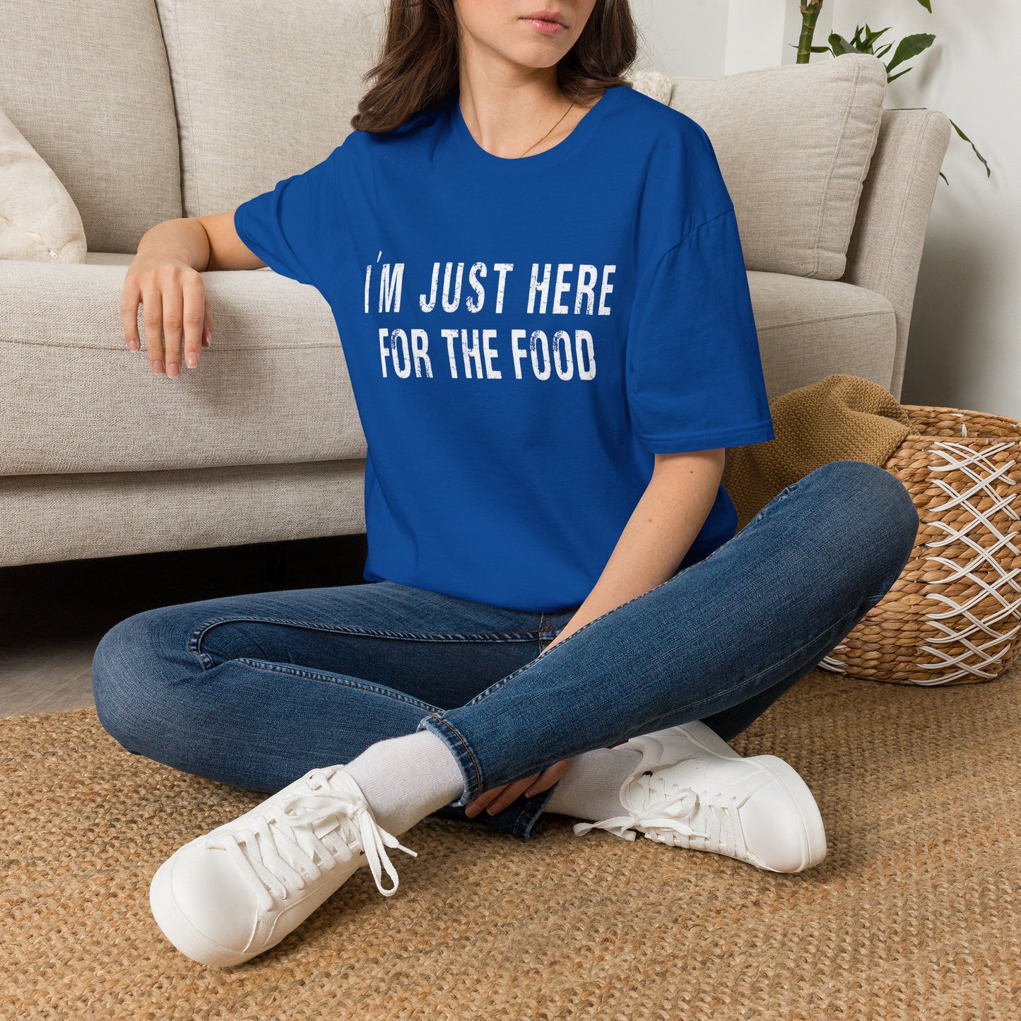 I'm just here for the food funny t-shirt
