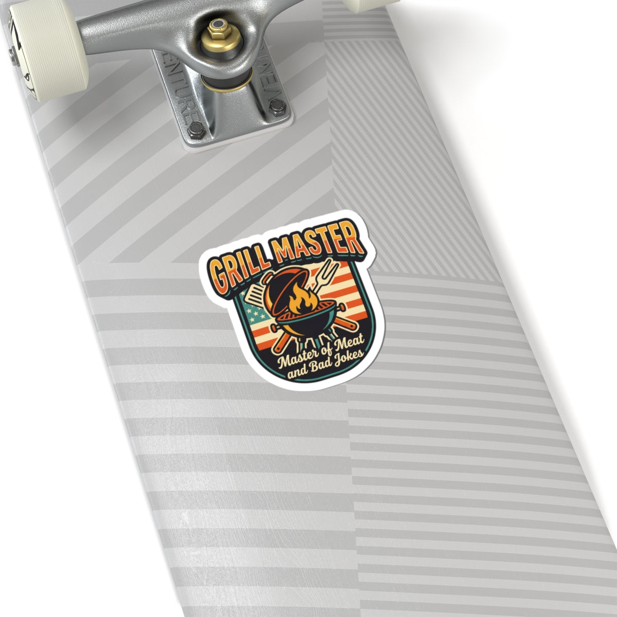 Grill Master Sticker | Father’s Day, Retro Outdoorsy, Sarcastic Dad