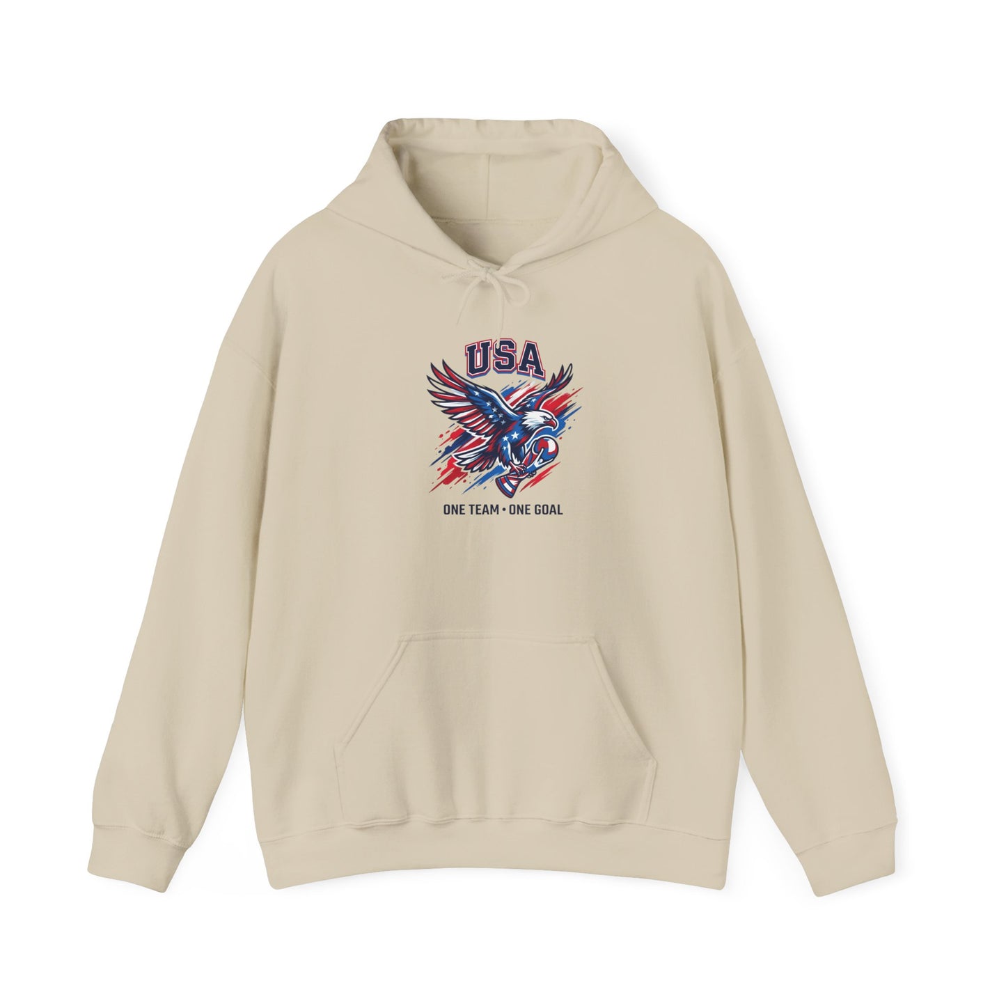 USA Eagle Crest Hoodie | country pride, retro soccer