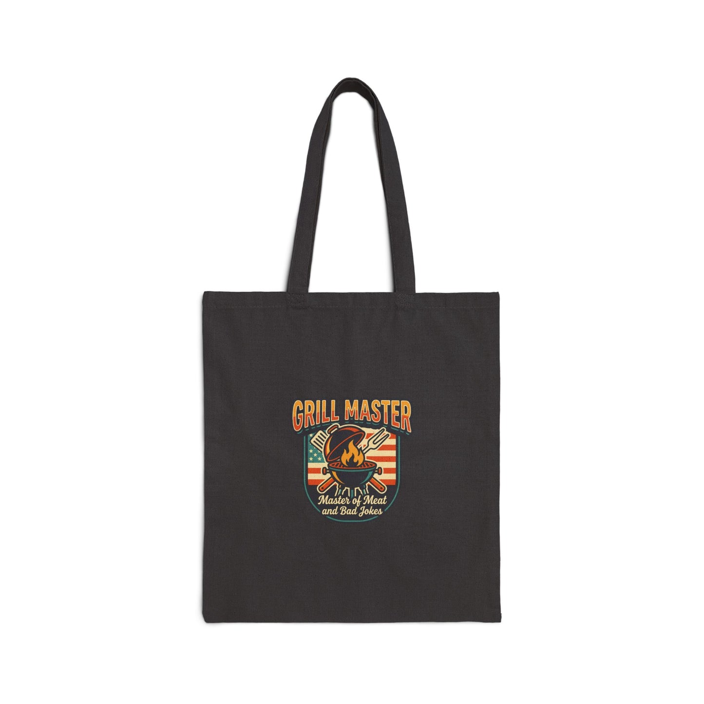 Grill Master Patch Tote Bag | Father’s Day, retro outdoorsy dad