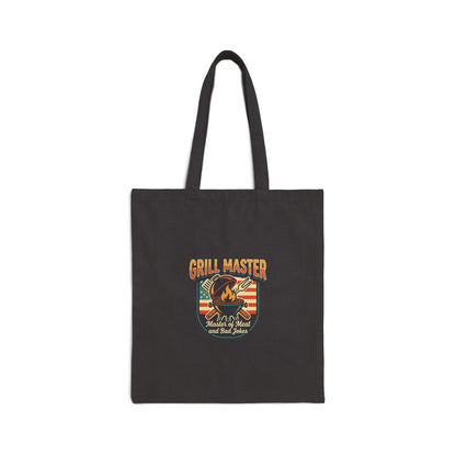 Grill Master Patch Tote Bag | Father’s Day, retro outdoorsy dad