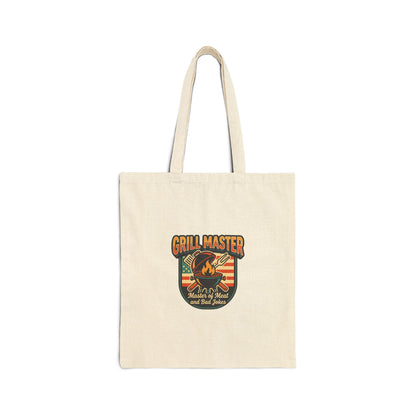 Grill Master Patch Tote Bag | Father’s Day, retro outdoorsy dad