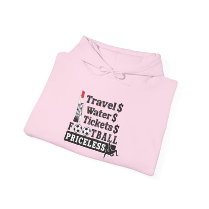 Football Priceless Hoodie — Travel, Water, Tickets Graphic Hoodie