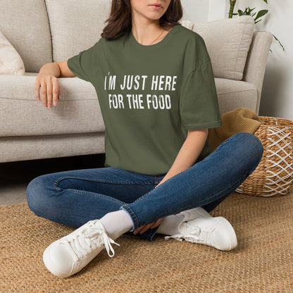 I'm just here for the food funny t-shirt