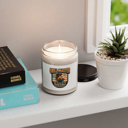 Grill Master Candle | Soy Candle for Dad, Retro Outdoorsy Father’s Day