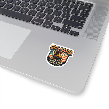 Grill Master Sticker | Father’s Day, Retro Outdoorsy, Sarcastic Dad