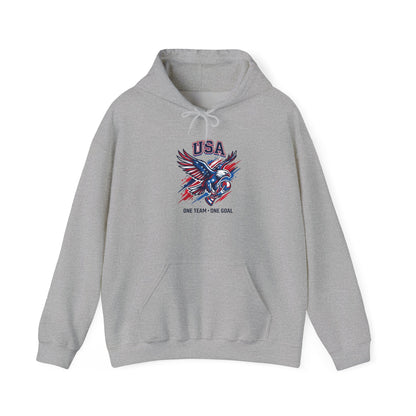 USA Eagle Crest Hoodie | country pride, retro soccer