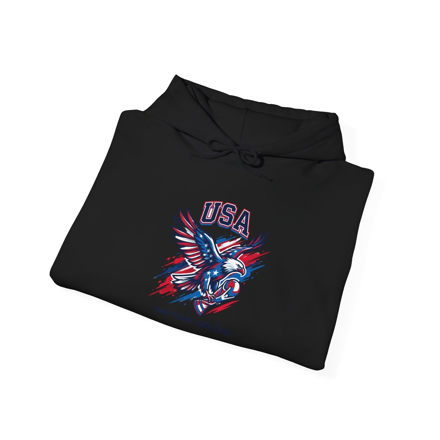 USA Eagle Crest Hoodie | country pride, retro soccer