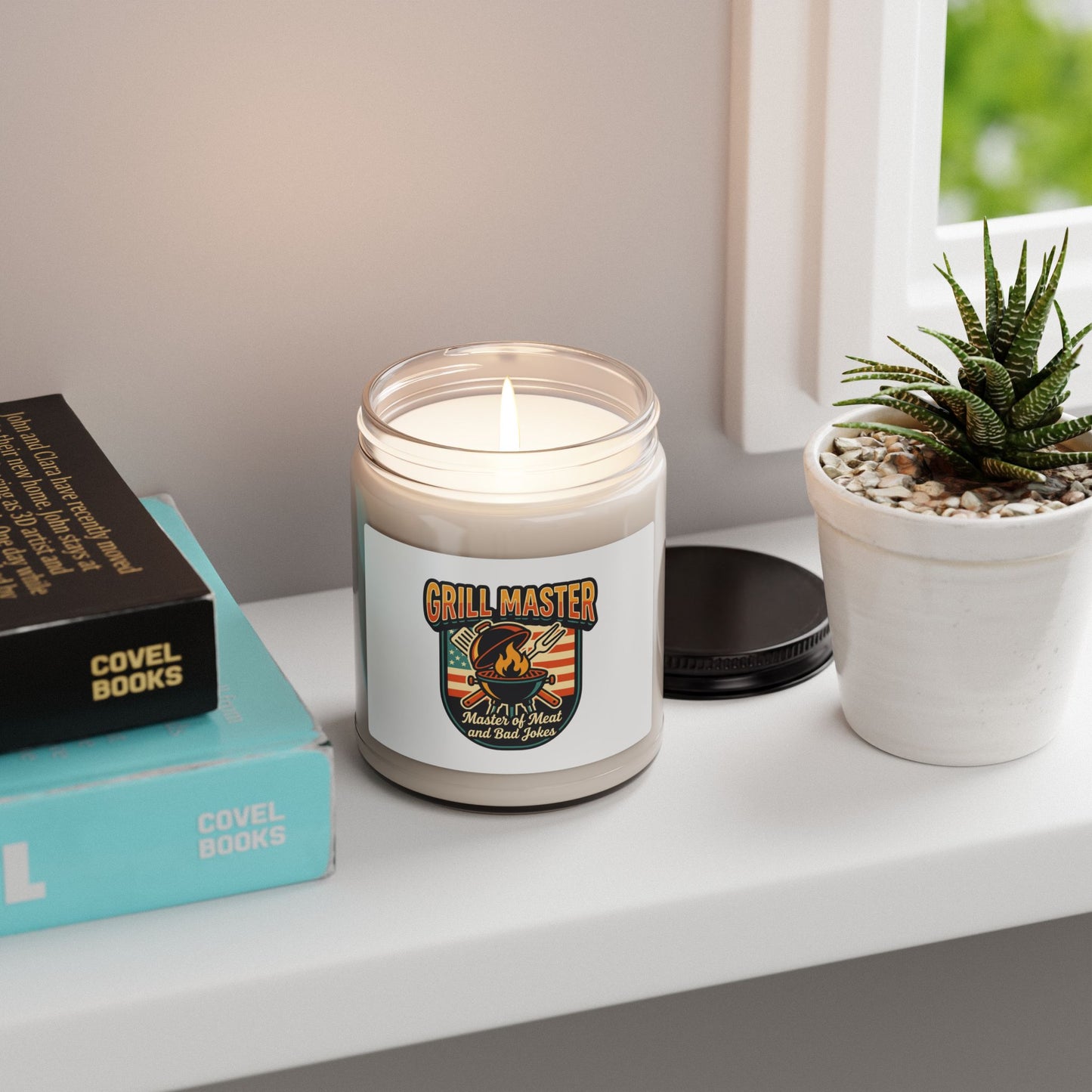 Grill Master Candle | Soy Candle for Dad, Retro Outdoorsy Father’s Day