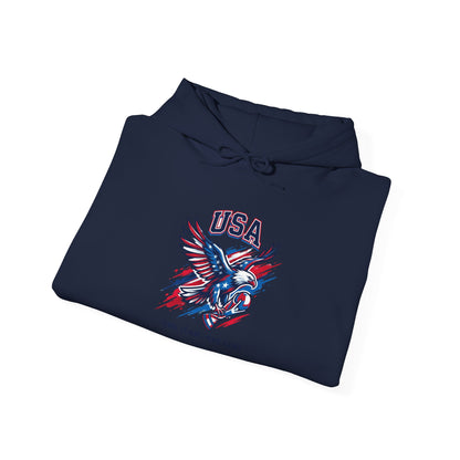 USA Eagle Crest Hoodie | country pride, retro soccer
