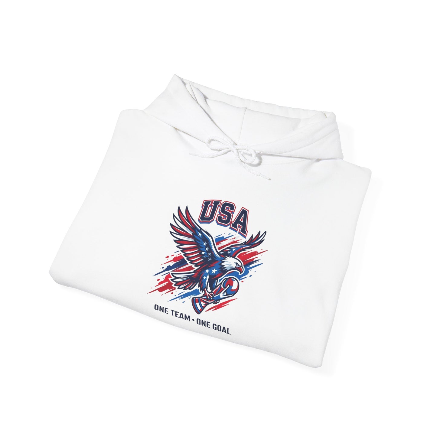 USA Eagle Crest Hoodie | country pride, retro soccer