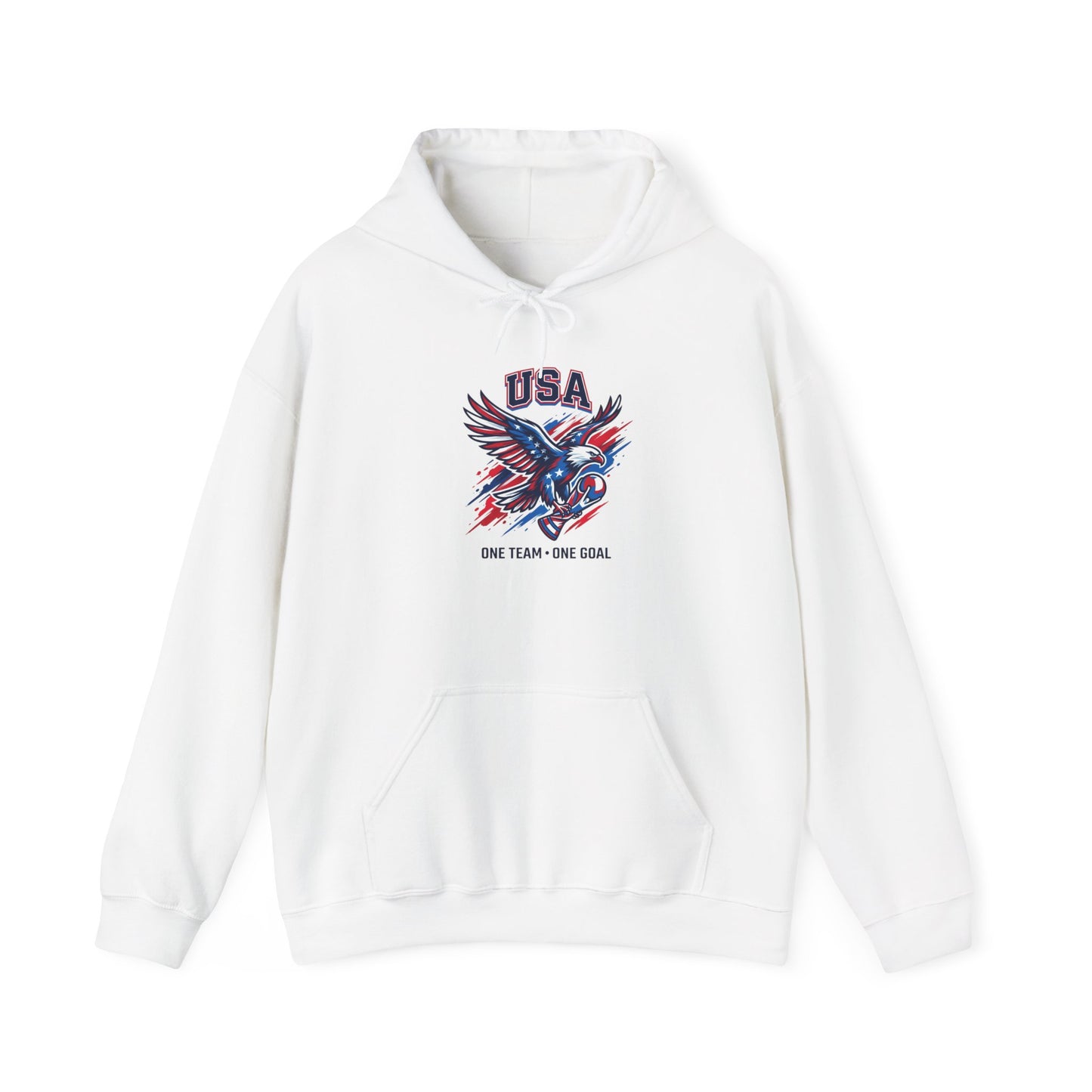 USA Eagle Crest Hoodie | country pride, retro soccer