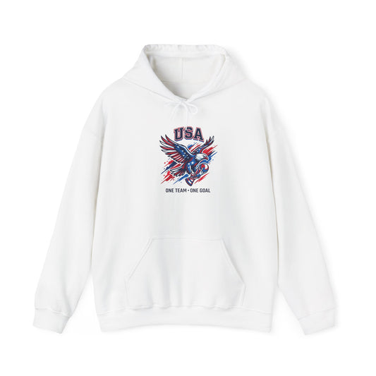 USA Eagle Crest Hoodie | country pride, retro soccer