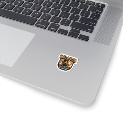 Grill Master Sticker | Father’s Day, Retro Outdoorsy, Sarcastic Dad