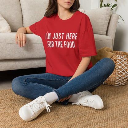 I'm just here for the food funny t-shirt