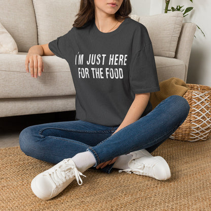I'm just here for the food funny t-shirt