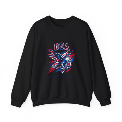 USA Eagle Soccer Crewneck Sweatshirt | Country Pride, Retro Soccer