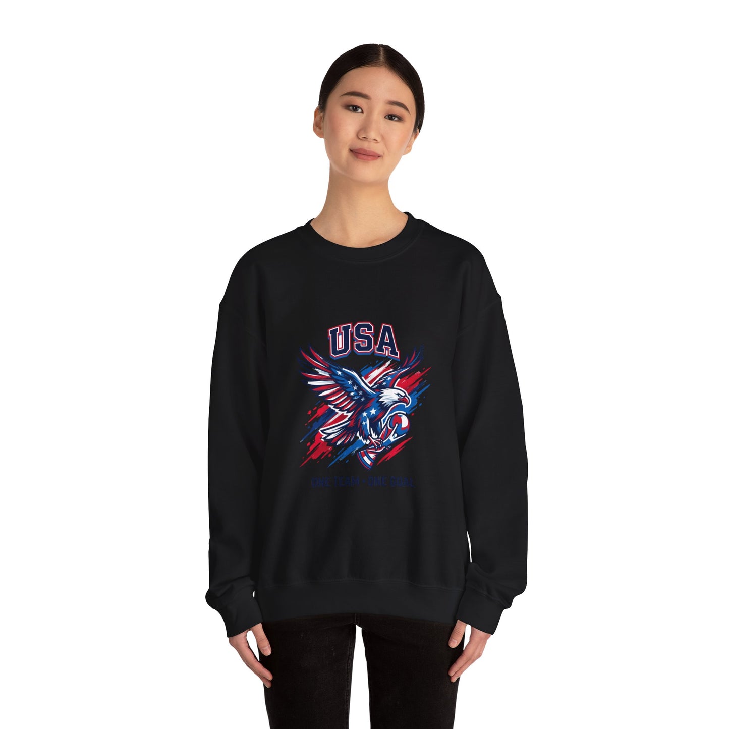 USA Eagle Soccer Crewneck Sweatshirt | Country Pride, Retro Soccer