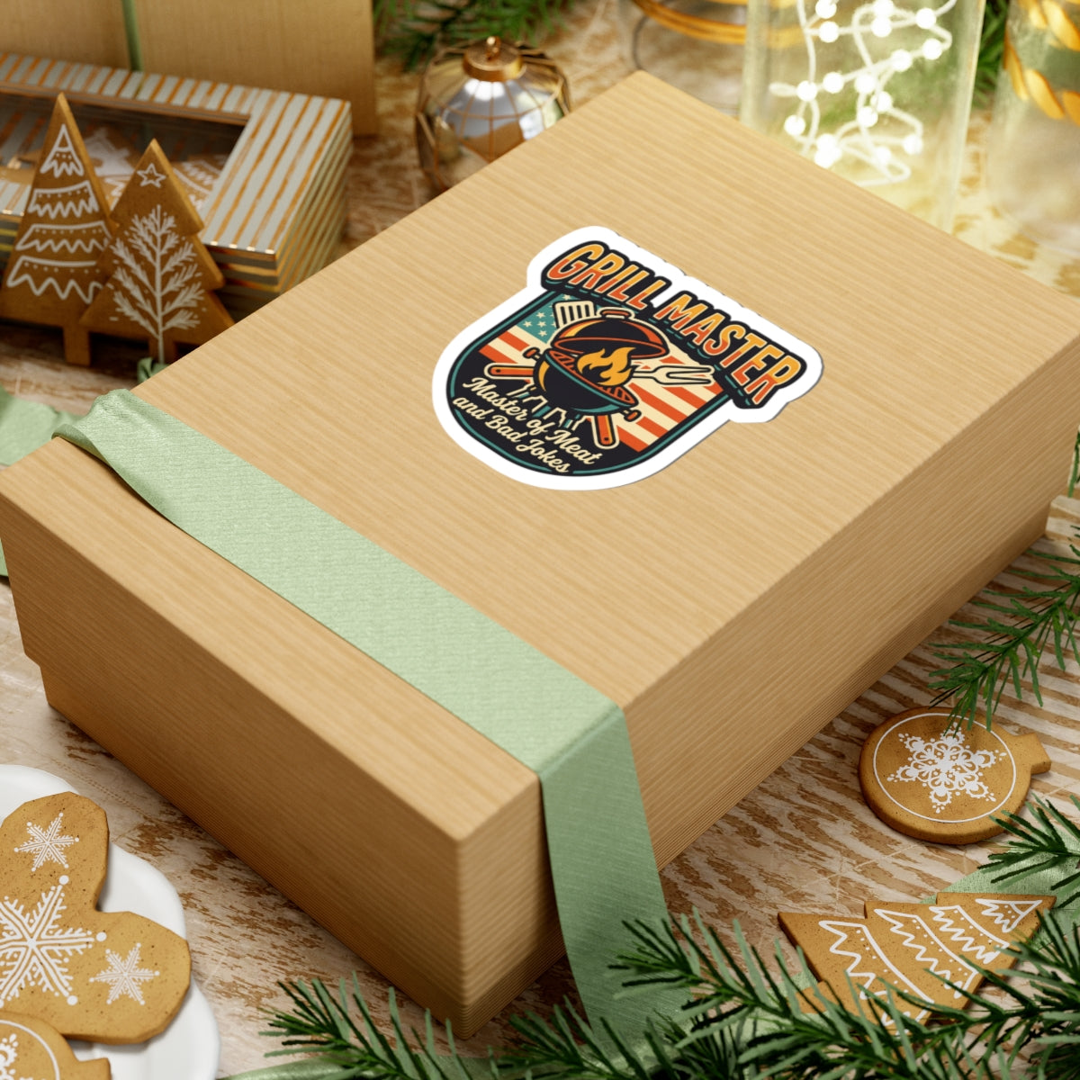Grill Master Sticker | Father’s Day, Retro Outdoorsy, Sarcastic Dad
