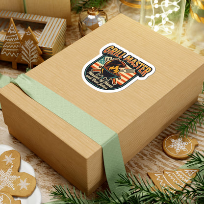 Grill Master Sticker | Father’s Day, Retro Outdoorsy, Sarcastic Dad