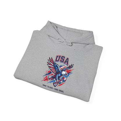 USA Eagle Crest Hoodie | country pride, retro soccer