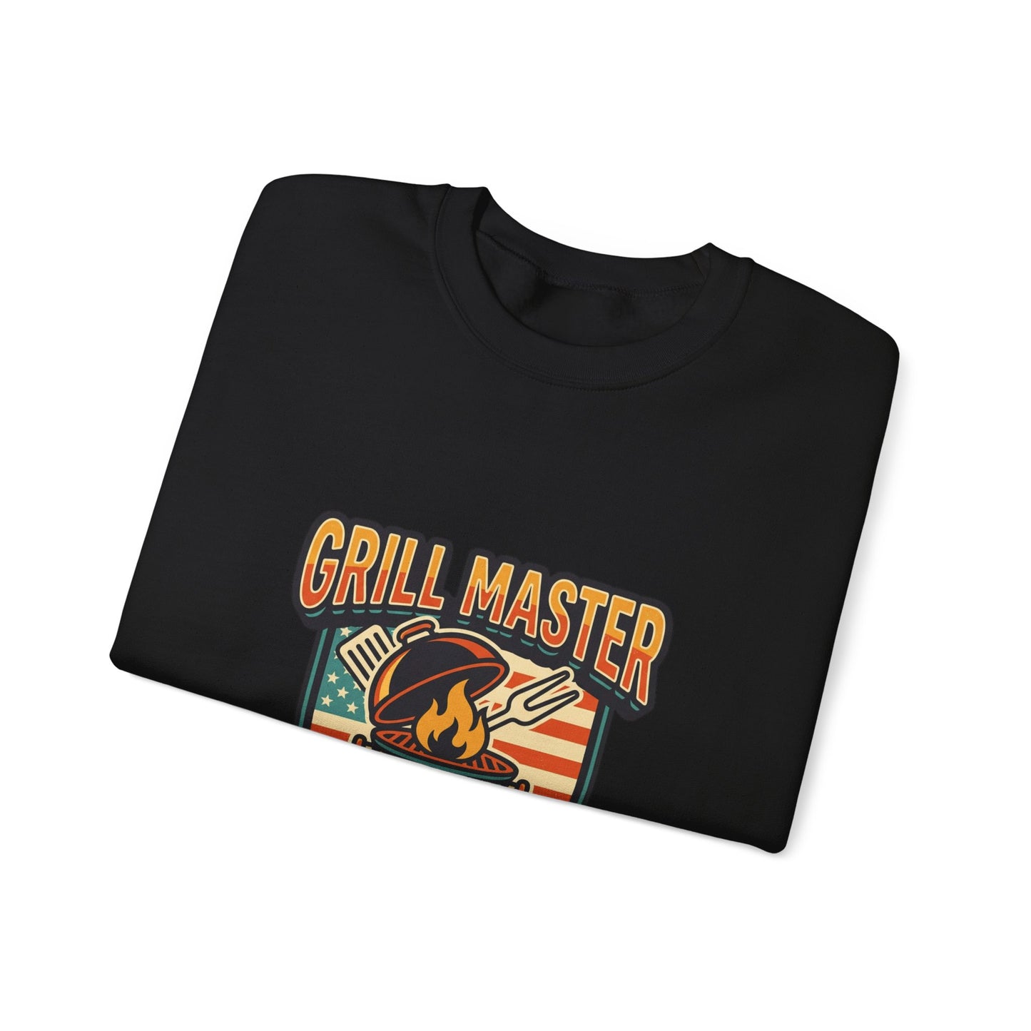 Grill Master Crewneck Sweatshirt | Father’s Day, Retro BBQ Dad