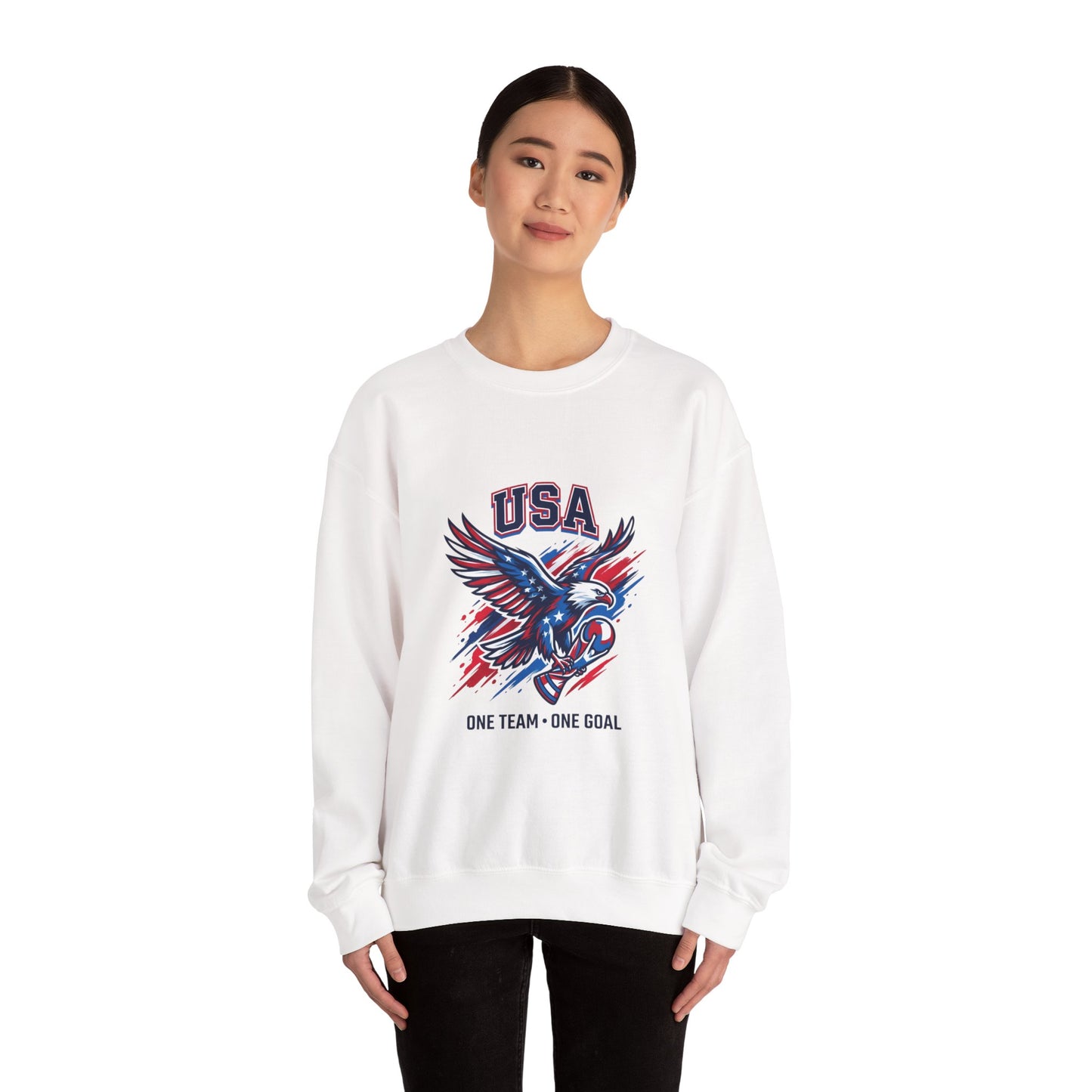 USA Eagle Soccer Crewneck Sweatshirt | Country Pride, Retro Soccer