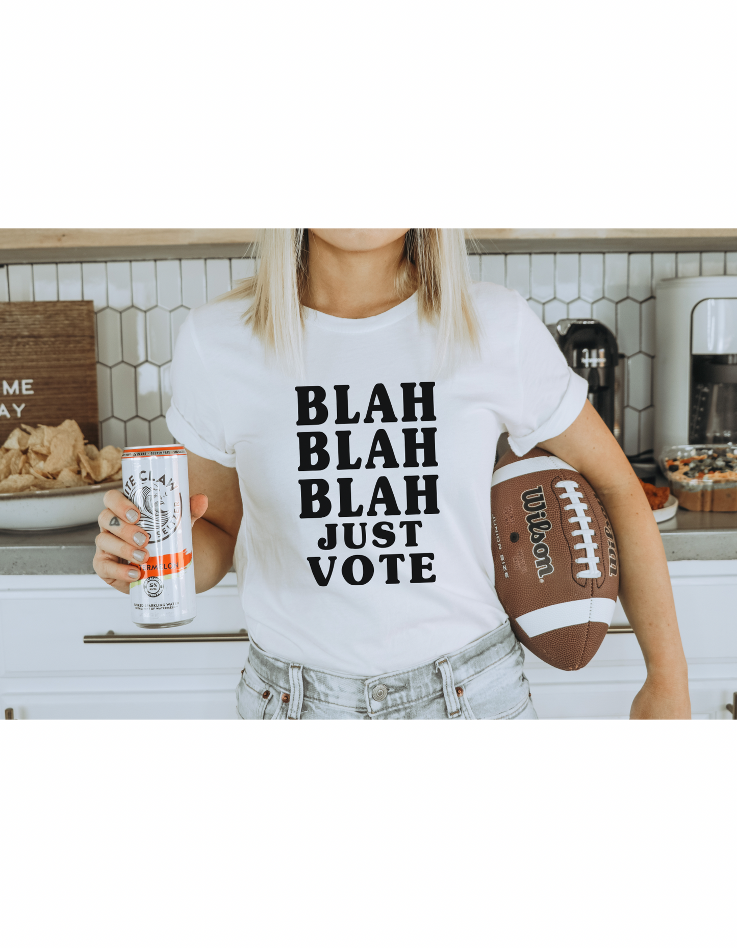 Blah Blah Blah Just Vote T Shirt