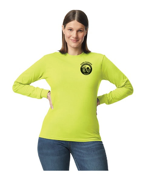 Safety Green Adult Long Sleeve T-Shirt