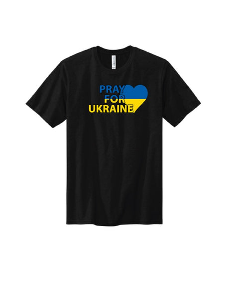 Black Pray For Ukraine T-Shirt